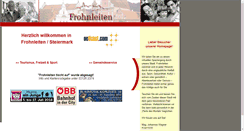 Desktop Screenshot of frohnleiten.at